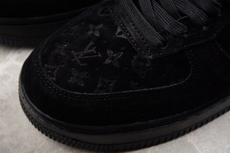 Louis Vuitton x Air Force 1 Low 'Triple Black'