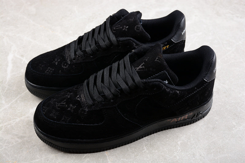 Louis Vuitton x Air Force 1 Low 'Triple Black'