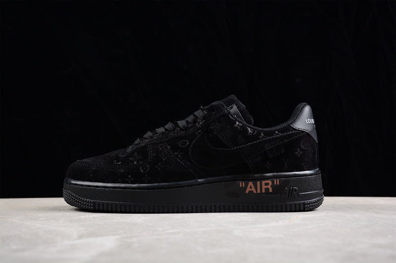 Louis Vuitton x Air Force 1 Low 'Triple Black'